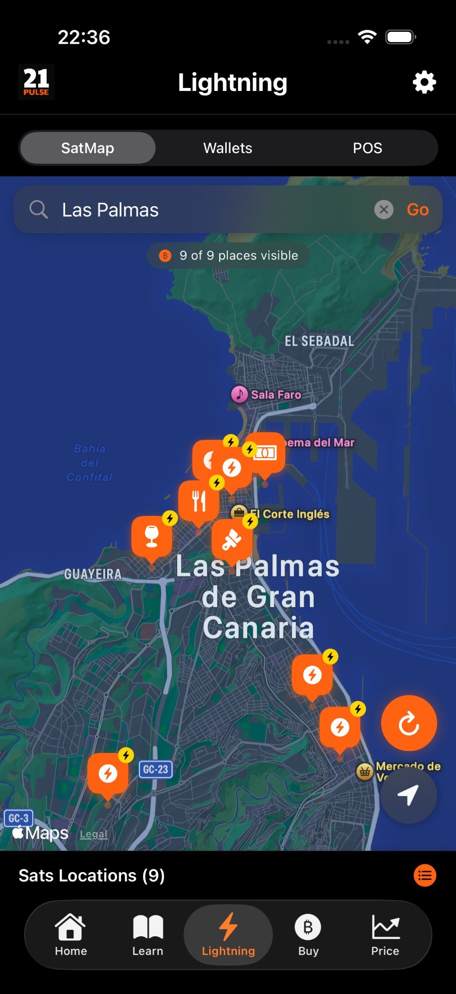 21 Pulse Lightning SatMap
